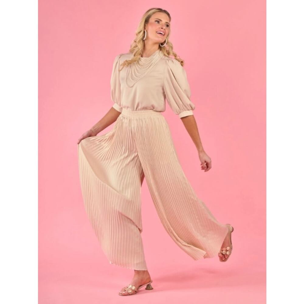 Emily McCarthy Sandshell Pleated Pants size‎ small NWT $258